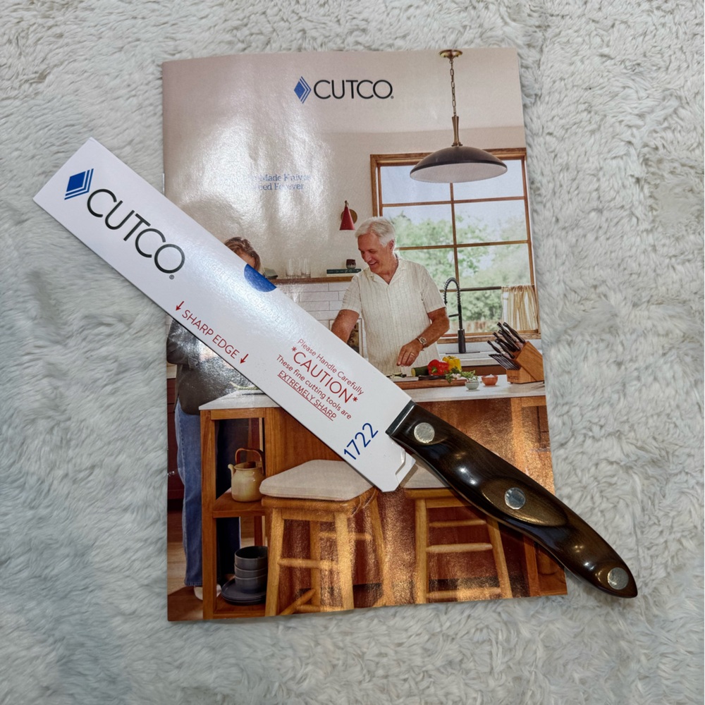 Vintage CUTCO 1722 8” blade butcher knife~just returned from factory sharpening